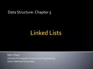 Linked Lists