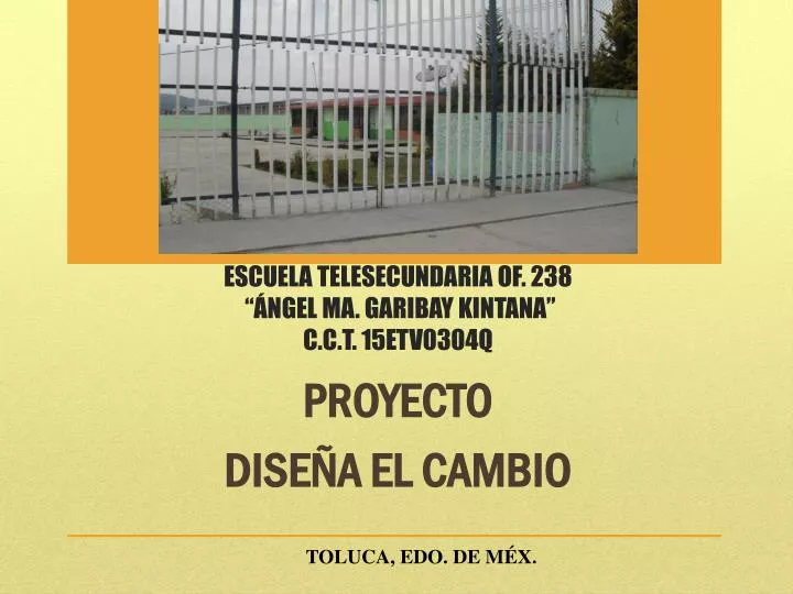 escuela telesecundaria of 238 ngel ma garibay kintana c c t 15etv0304q