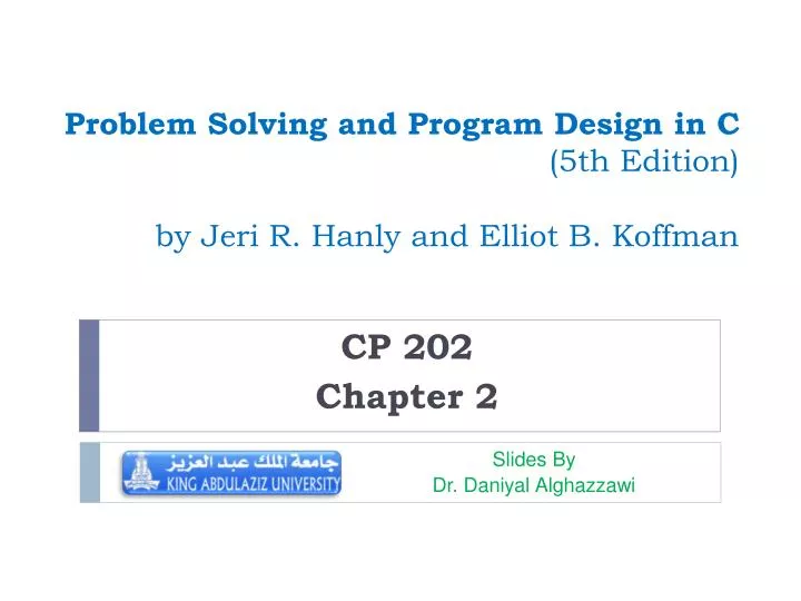 problem solving and program design in c 5th edition by jeri r hanly and elliot b koffman