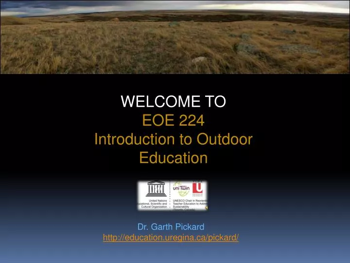 welcome to eoe 224 introduction to outdoor education