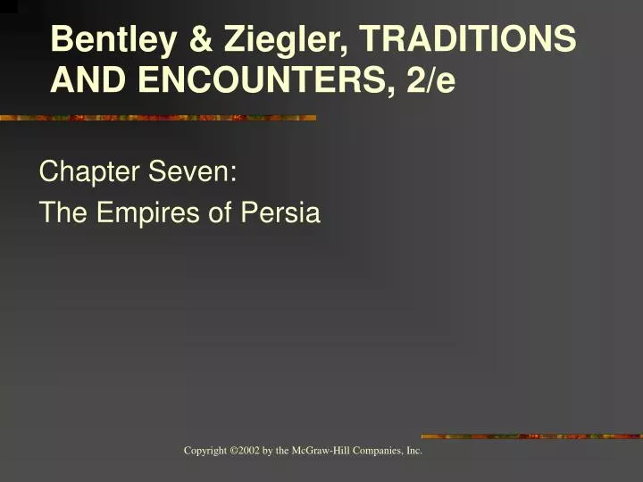 chapter seven the empires of persia