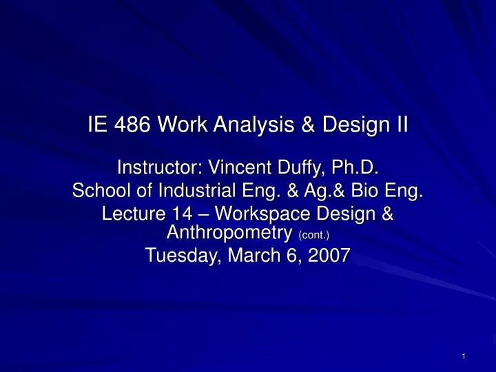 ie 486 work analysis design ii