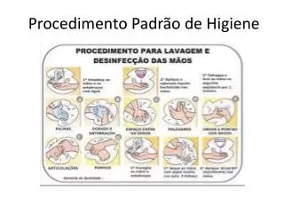 procedimento padr o de higiene