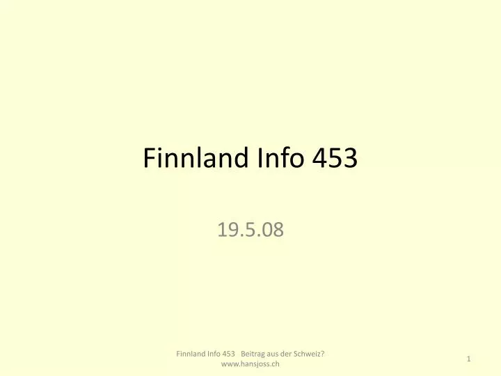 finnland info 453