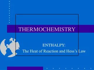 THERMOCHEMISTRY