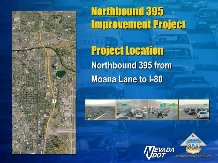 northbound 395 improvement project project location