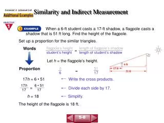 Similarity and Indirect Measurement