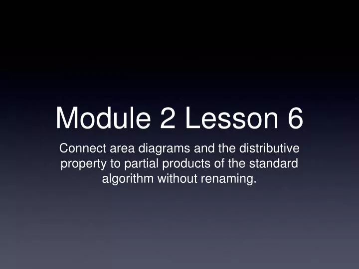 module 2 lesson 6