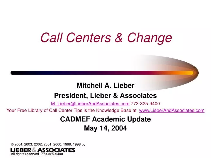 call centers change