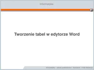 informatyka