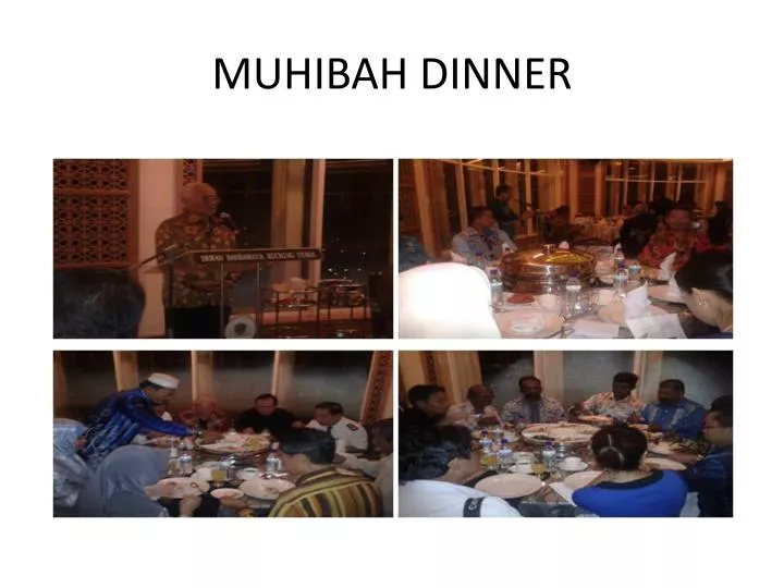 muhibah dinner