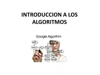 introduccion a los algoritmos