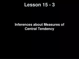 Lesson 15 - 3