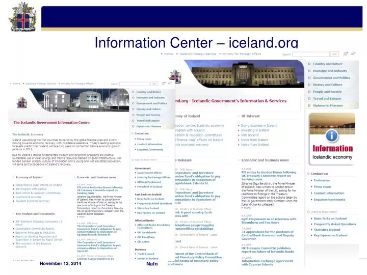 information center iceland org