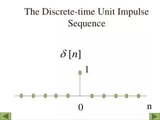 The Discrete-time Unit Impulse Sequence