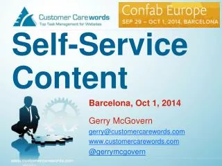 Self-Service Content