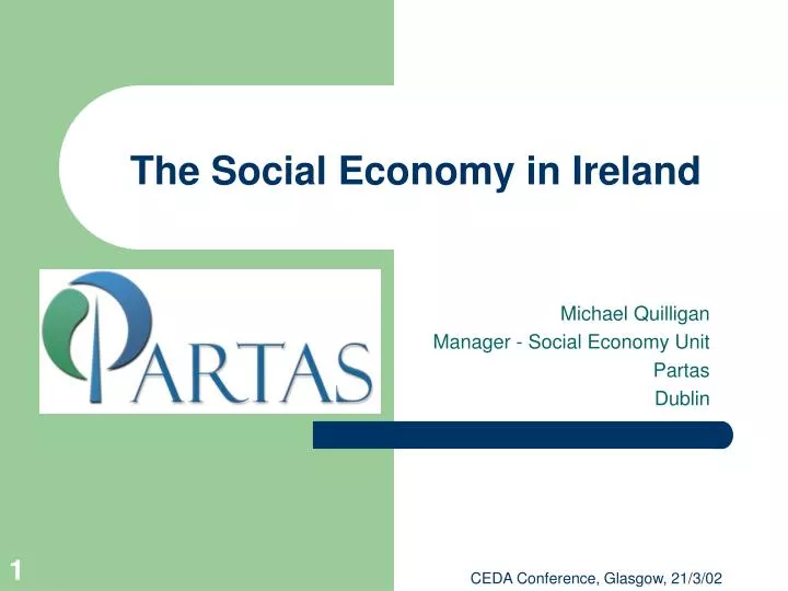 the social economy in ireland