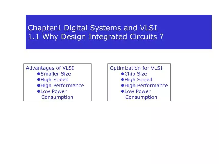 chapter1 digital systems and vlsi 1 1 why design integrated circuits