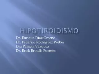 hipotiroidismo