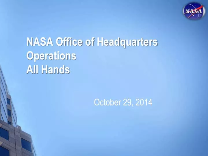 nasa office of headquarters operations all hands