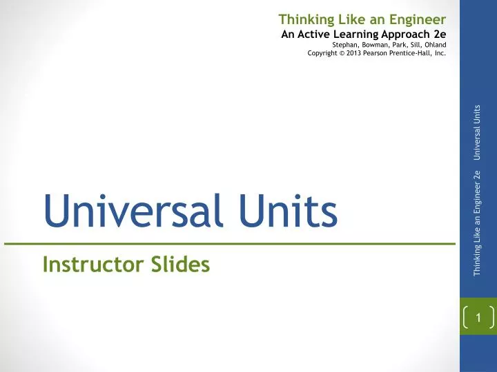 universal units
