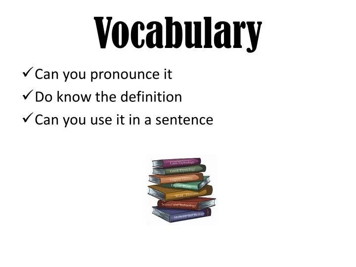 vocabulary