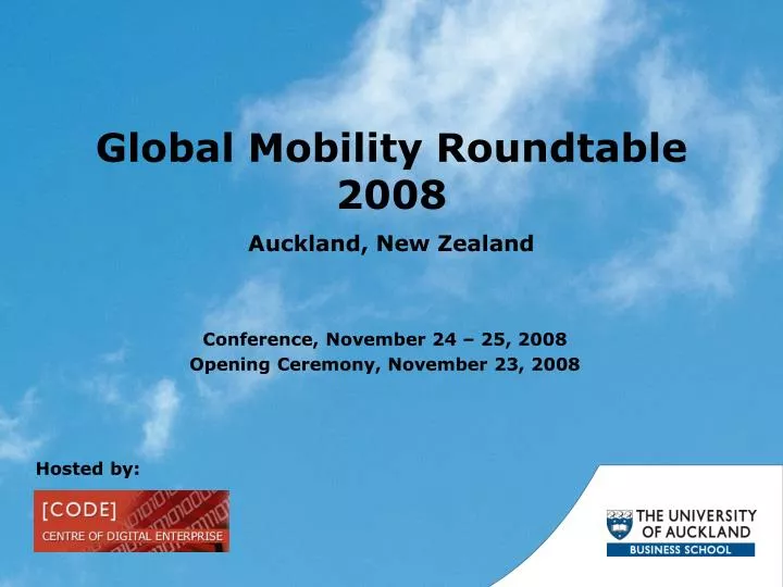 global mobility roundtable 2008