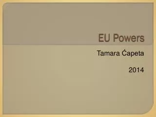 EU Powers