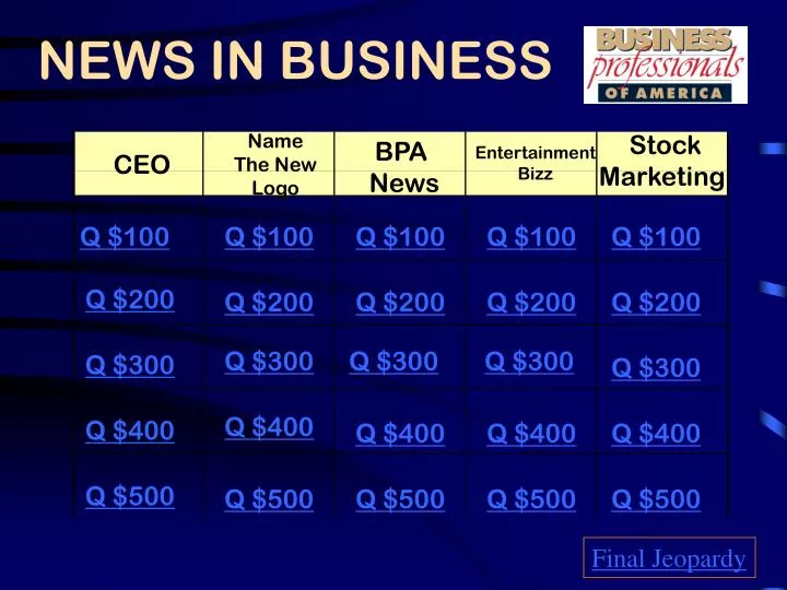 news in business
