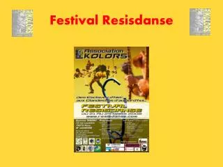 festival resisdanse