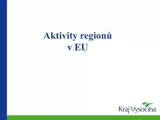 aktivity region v eu