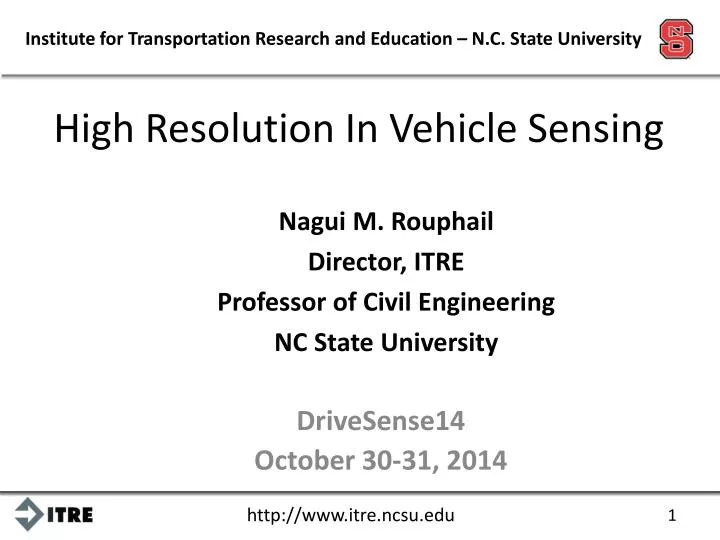 high resolution in vehicle sensing