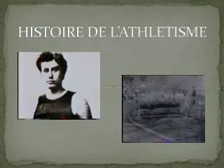 histoire de l athletisme