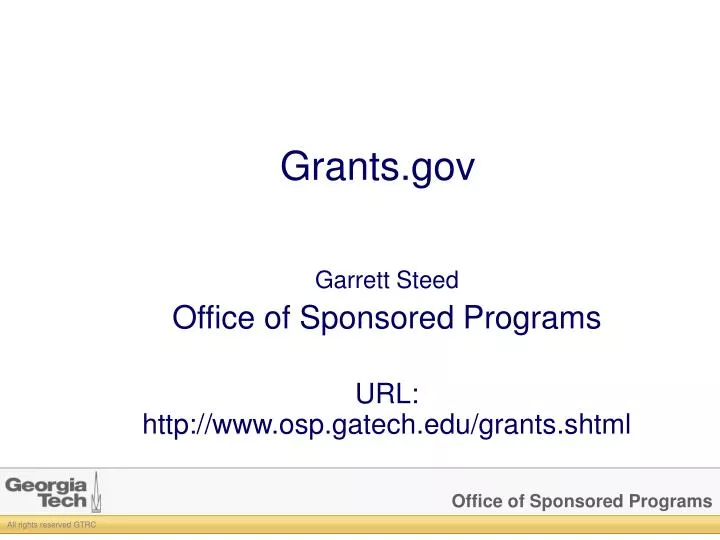 grants gov