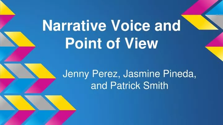 narrative voice and point of view
