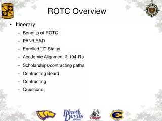 ROTC Overview
