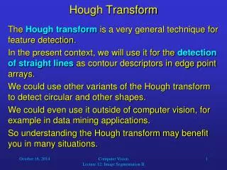 Hough Transform