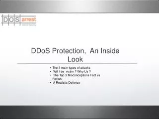 DDoS Protection, An Inside Look