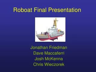 Roboat Final Presentation