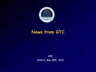 News from GTC