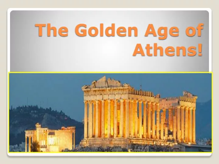 the golden age of athens