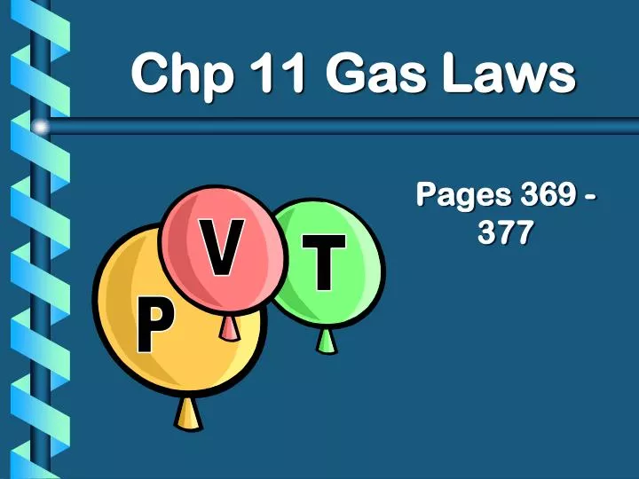 chp 11 gas laws