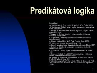 predik tov logika