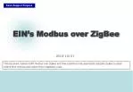 Seamless Integration of ZigBee for Modbus Extension - slide 1
