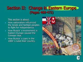 Section II: Change in Eastern Europe (Pages 468-472)
