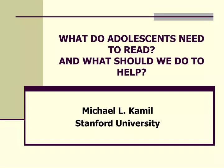 what do adolescents need to read and what should we do to help