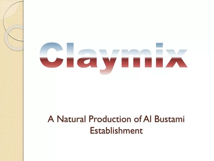 a natural production of al bustami establishment