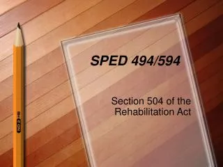 SPED 494/594