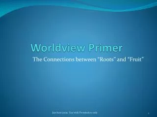 Worldview Primer