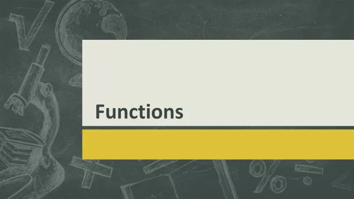 functions